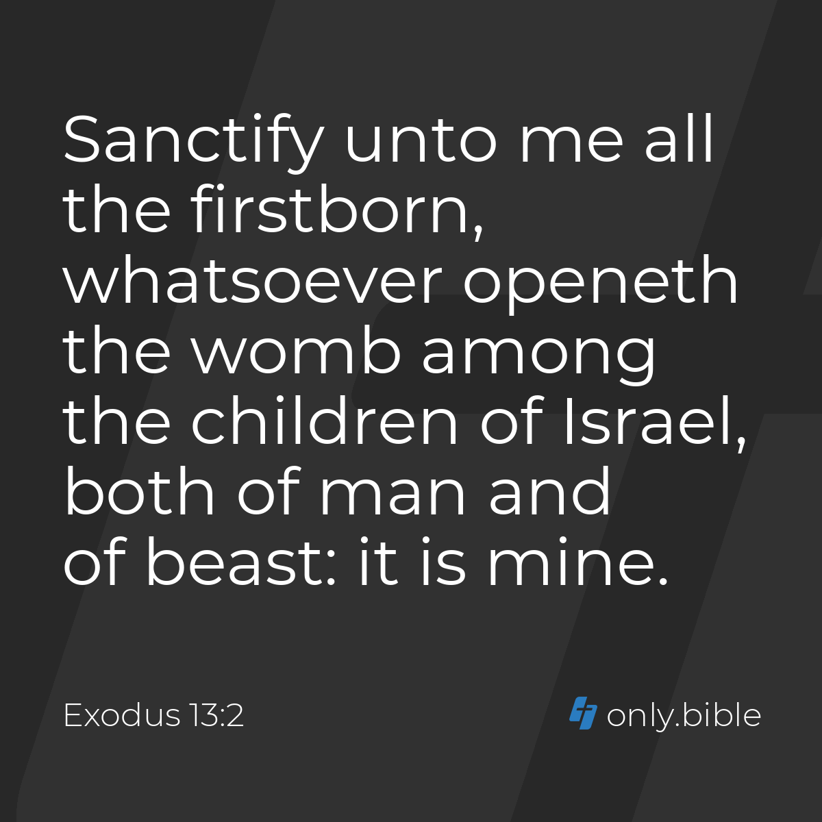 Exodus 13:2 / King James Version (with Apocrypha) | Bible Online Exodus 13:2 / King James Version (with Apocrypha) | Bible Online