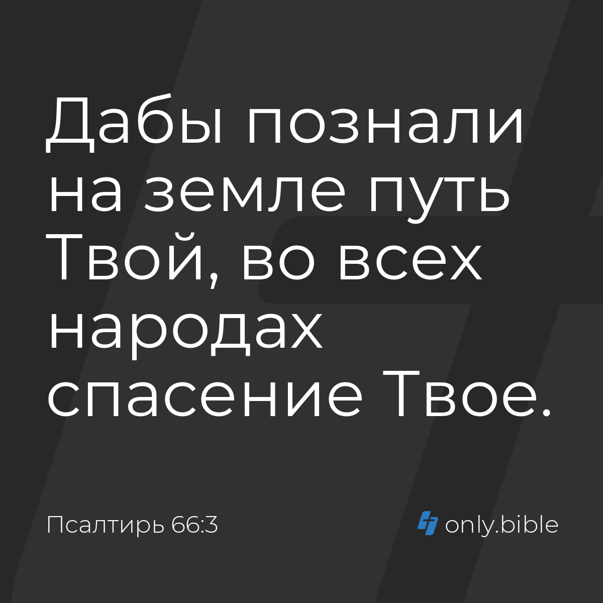 Псалтирь 66:3 / Русский синодальный перевод (Юбилейное издание) | Библия  Онлайн