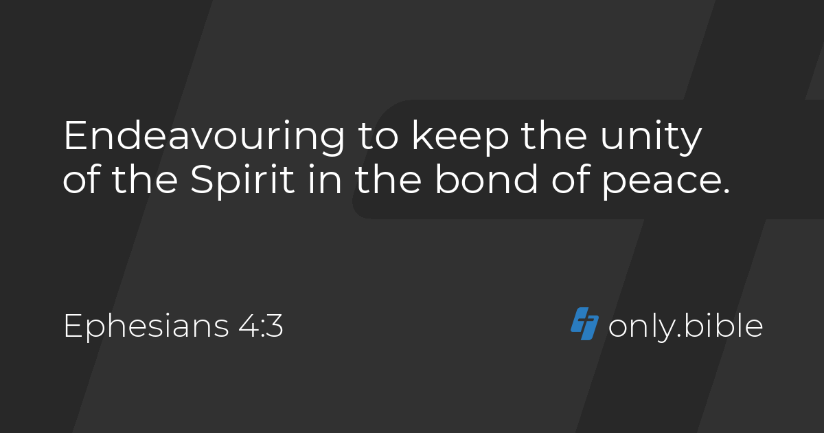 Ephesians 4:3-6 / King James Version (with Apocrypha