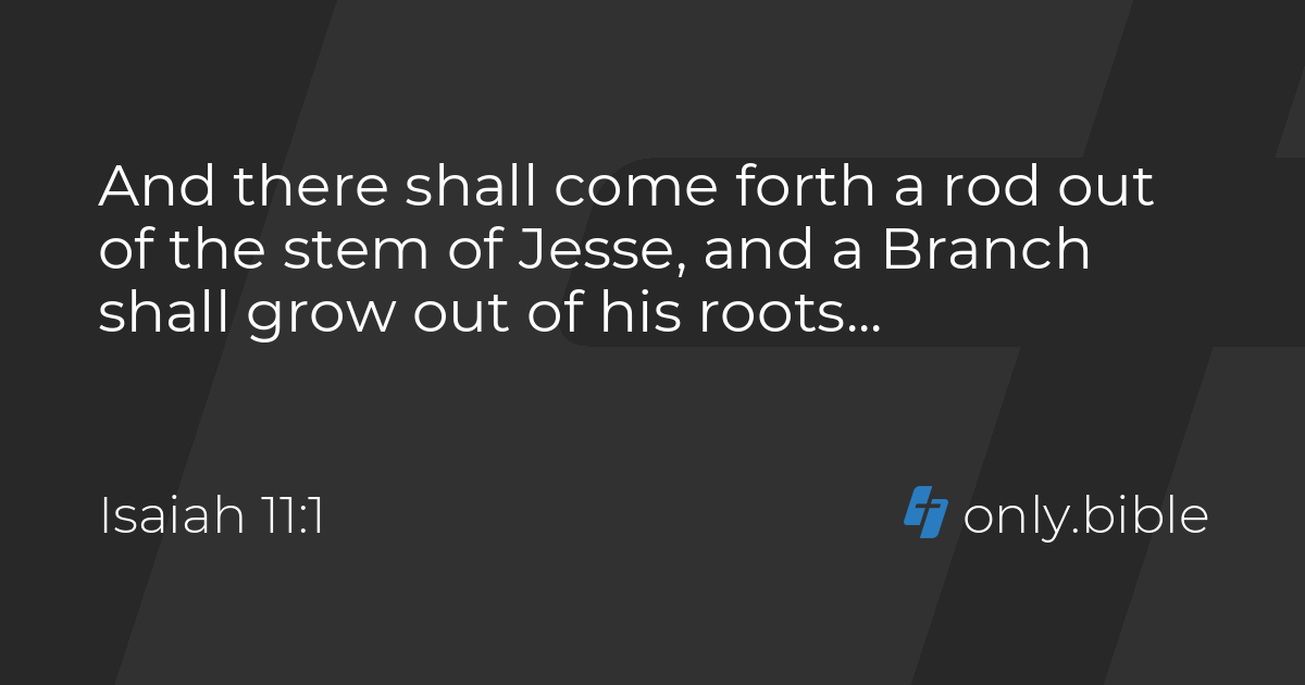 Isaiah 11 / King James Version (with Apocrypha) | Bible Online