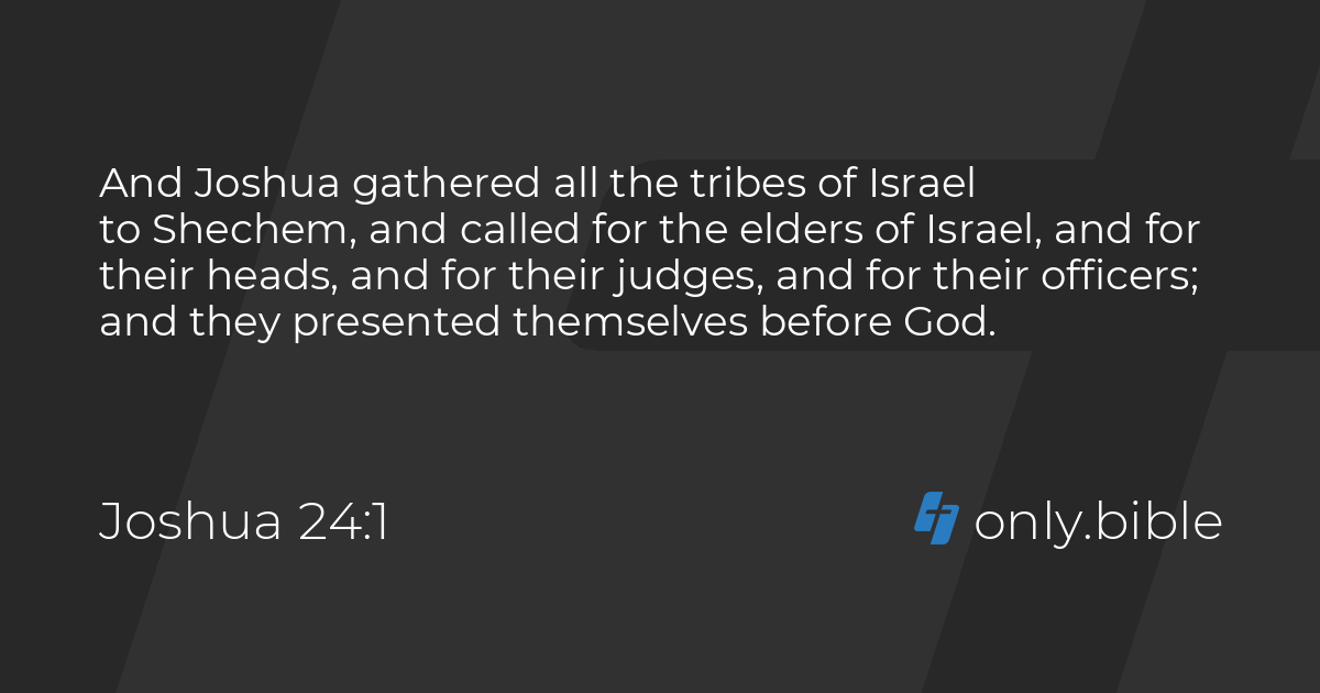Joshua 24 / King James Version (without Deuterocanon) Bible Online